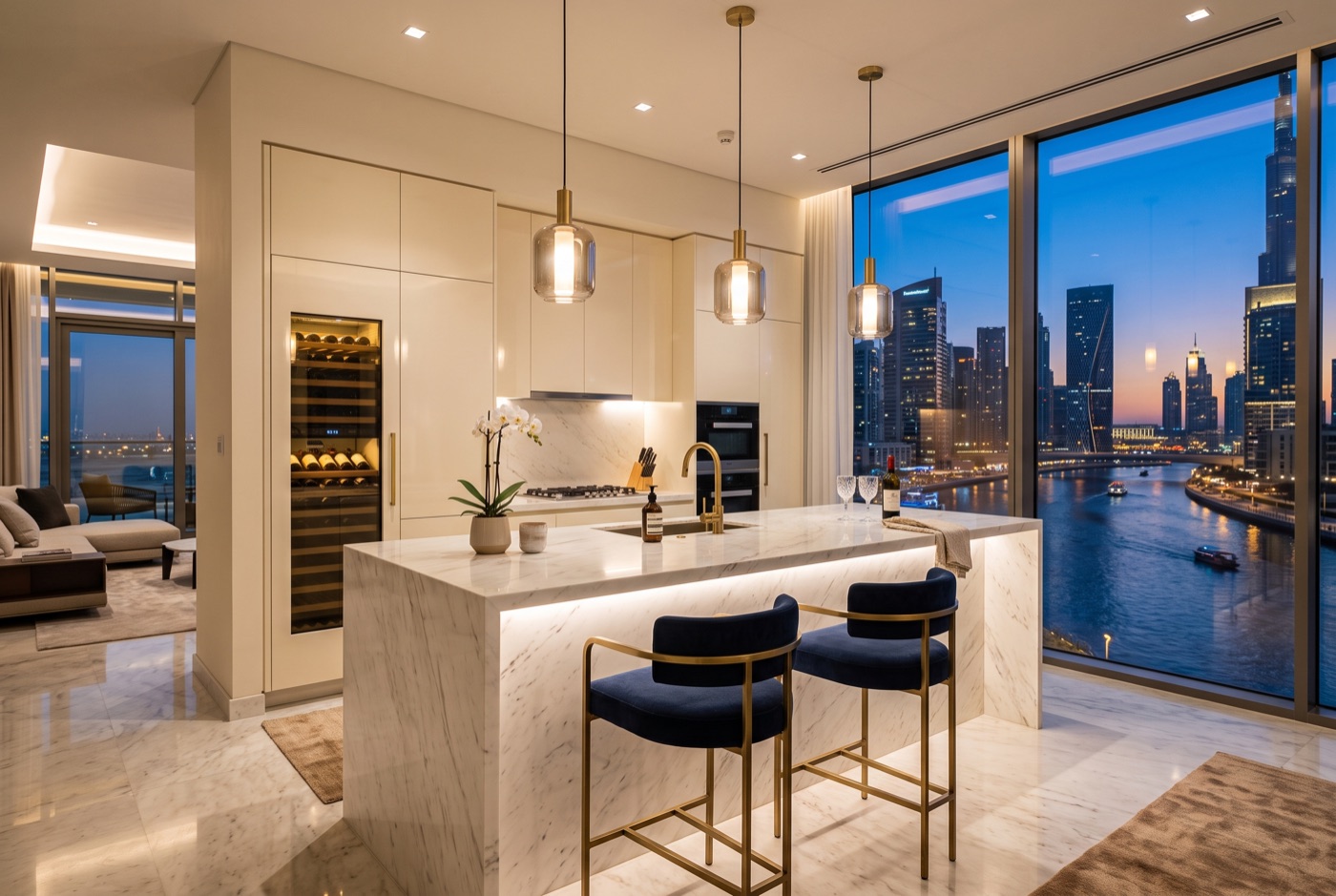 Fictional demo property kitchen