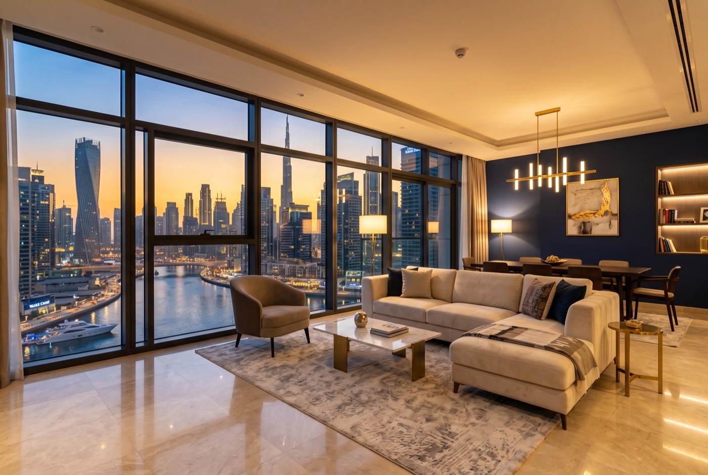 Fictional demo property living room