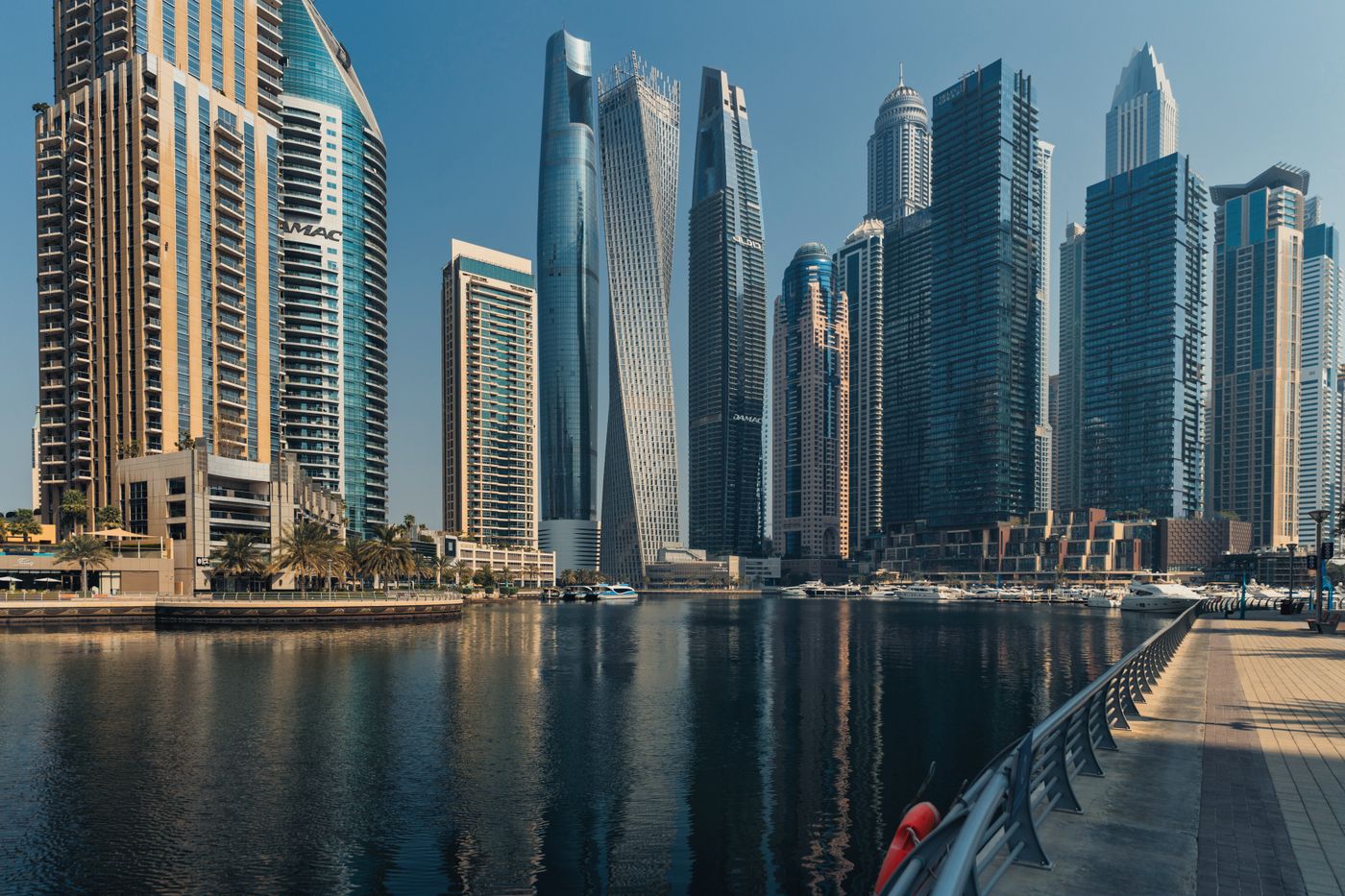 Dubai Marina by day